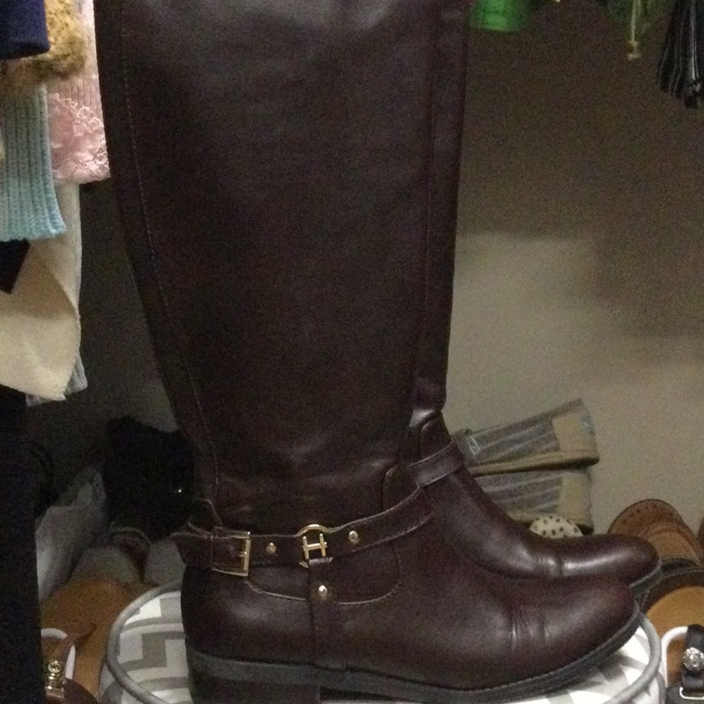 Tommy Hilfiger Dark Brown Boots size 9